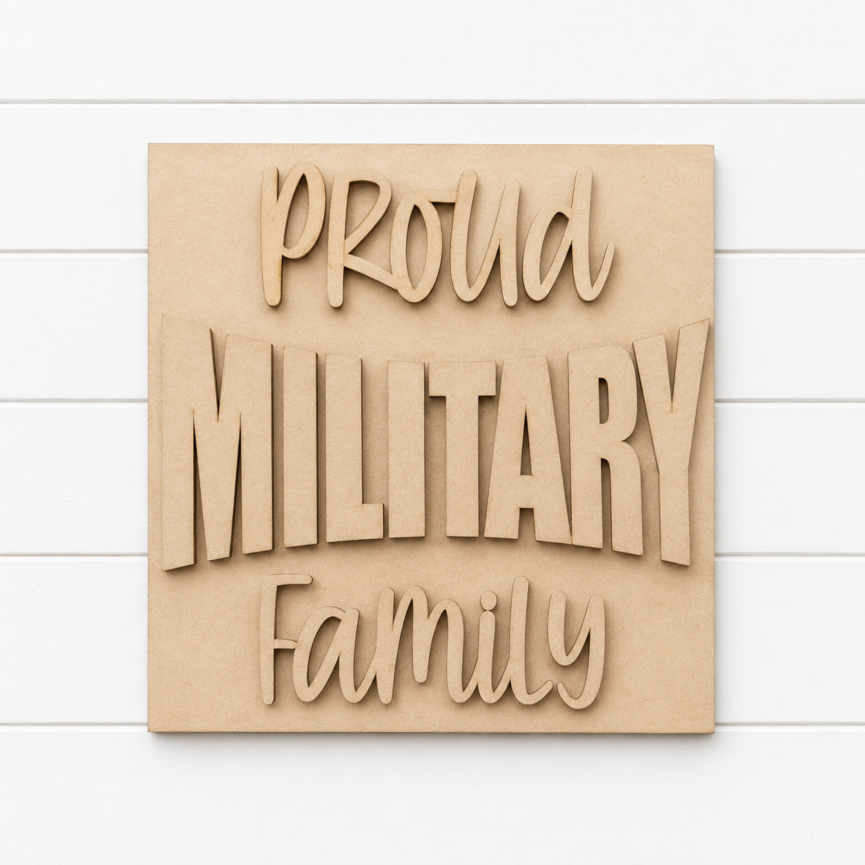 Military 4.25" wood blanks