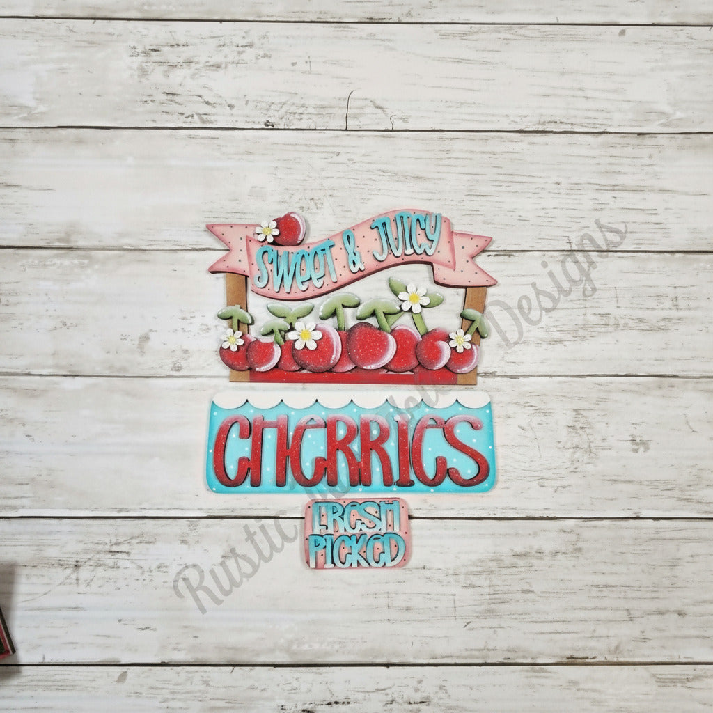 Add on- 12" insert "Cherry" Farmhouse Truck, Basket and more...