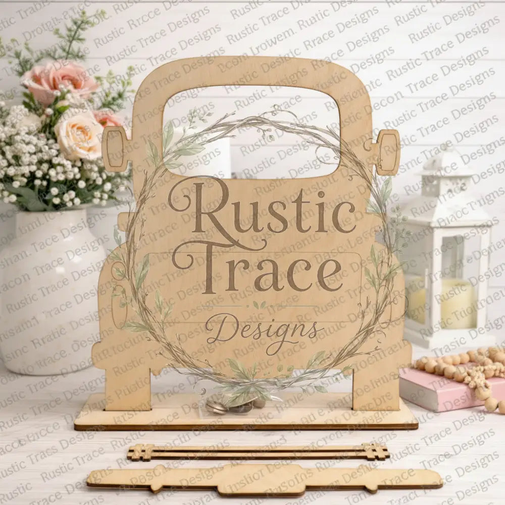 12’’ Farmhouse Truck-Interchangeable Wood Blank Craft Kit