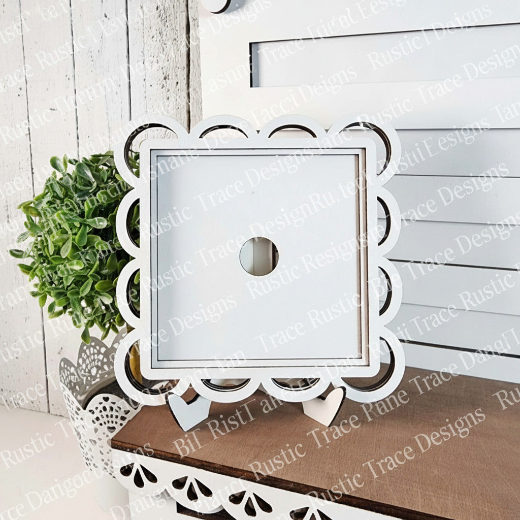 Scallop 4.5" interchangeable frame