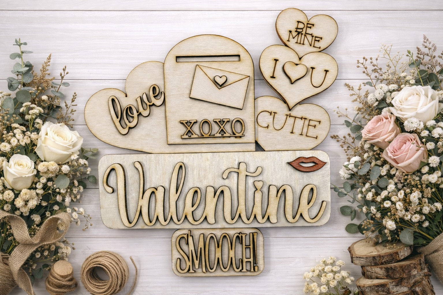 Add on- Valentine's Day Farmhouse Truck Insert 12"