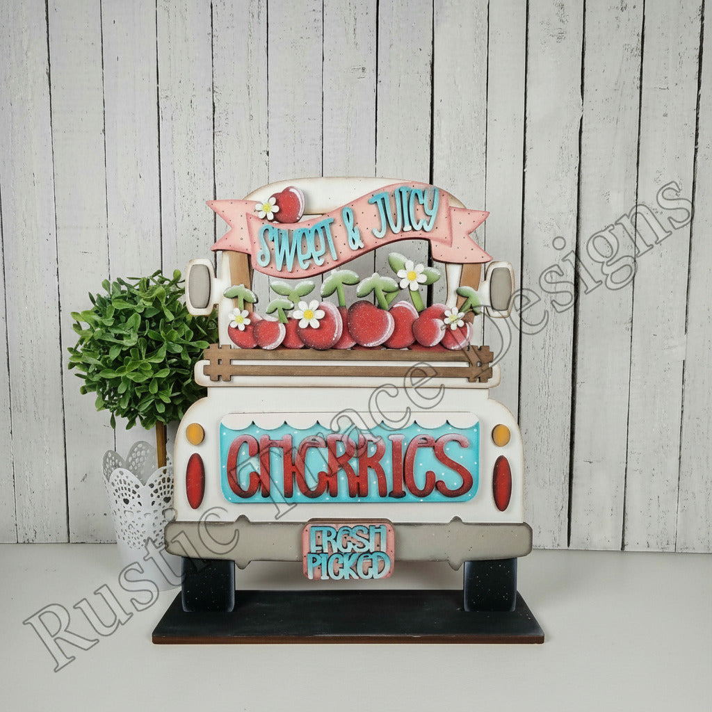 Add on- 12" insert "Cherry" Farmhouse Truck, Basket and more...