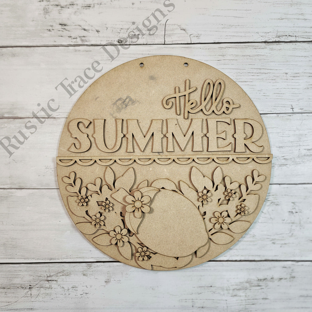 Lemon Door Hanger 14"16"18"