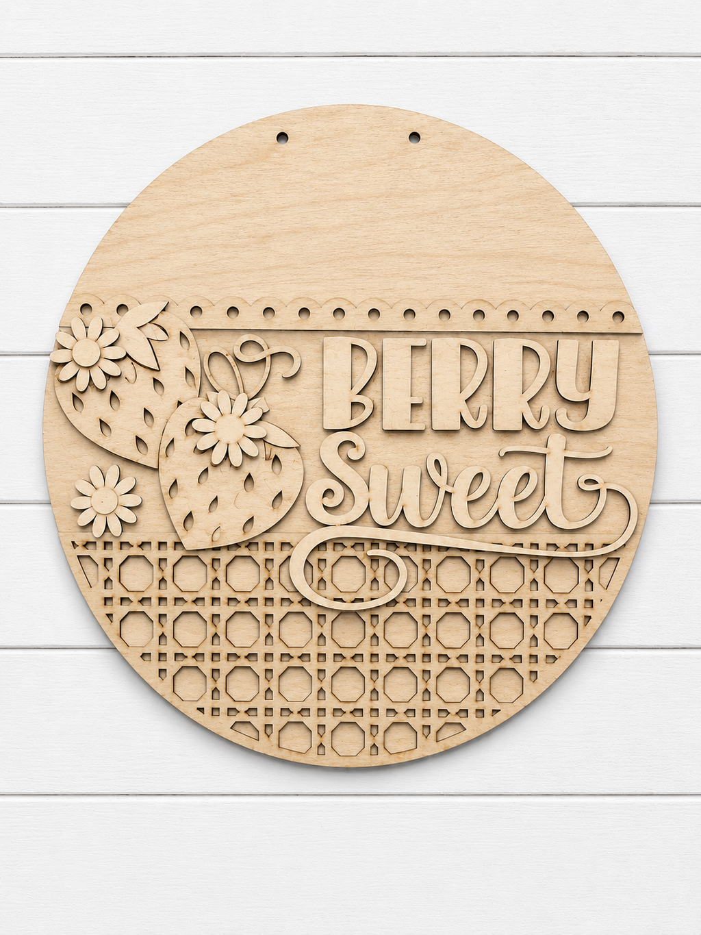 "Berry Sweet" Door Hanger- 12", 14" or 16"