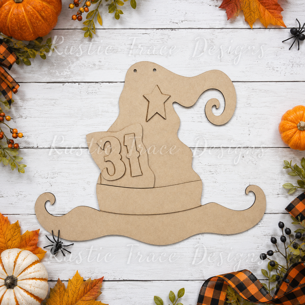 Halloween Witches Hat Door Hanger