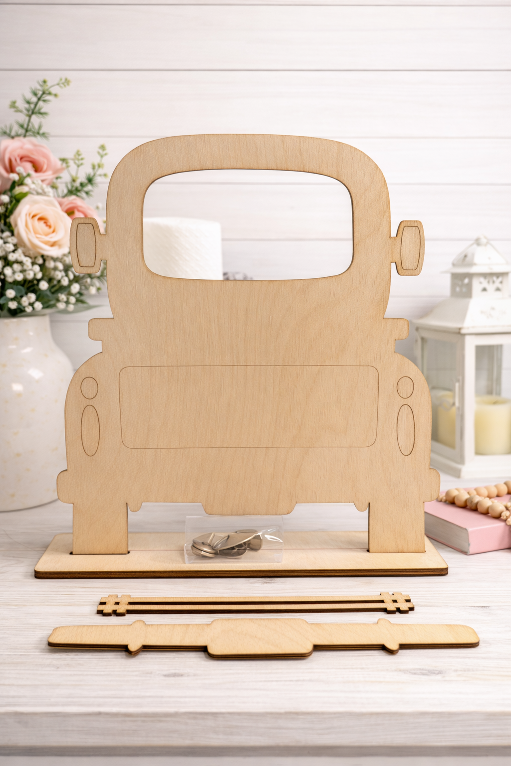Farmhouse Truck-Interchangeable Wood Blank Craft Kit