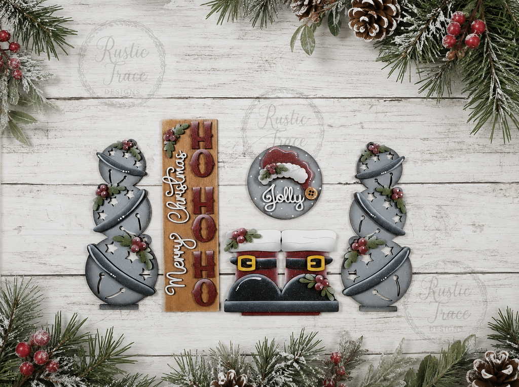 Add on- Jolly St Nick Barn Door Insert