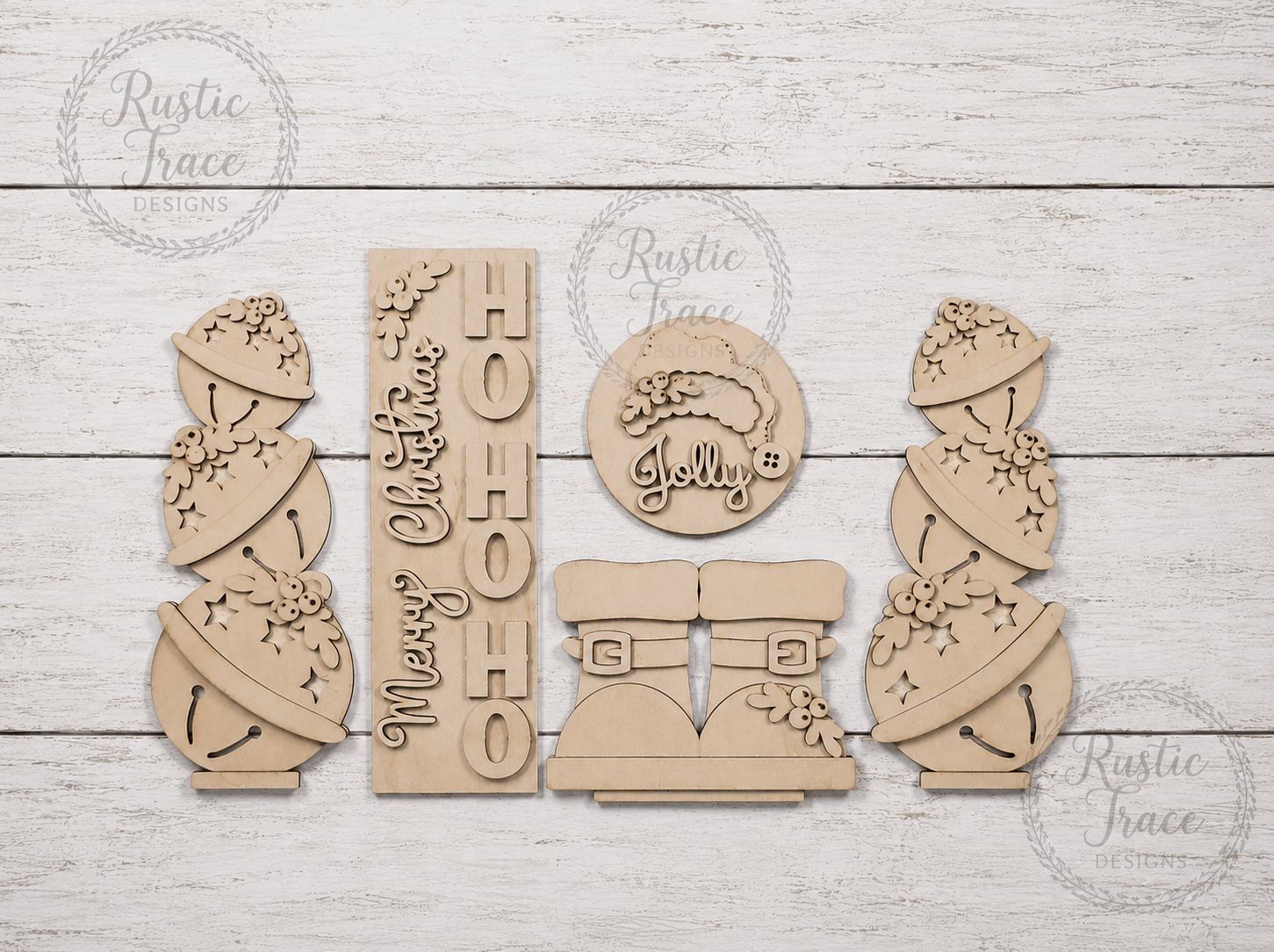 Add on- Jolly St Nick Barn Door Insert
