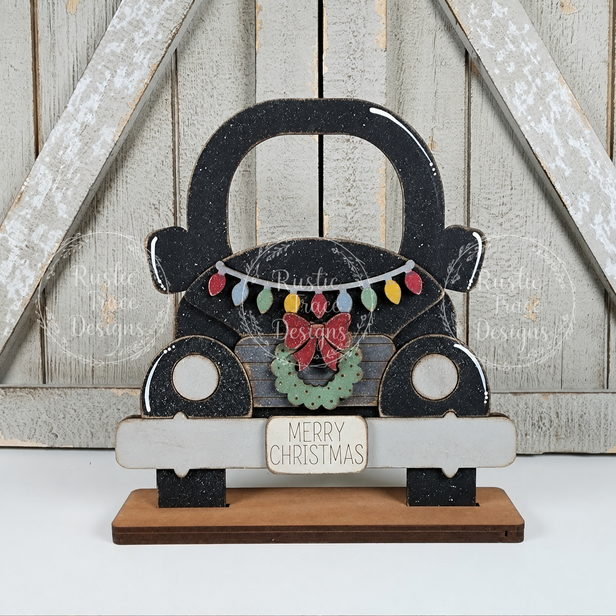 Vintage Truck-Fall and Christmas Shelf Sitter
