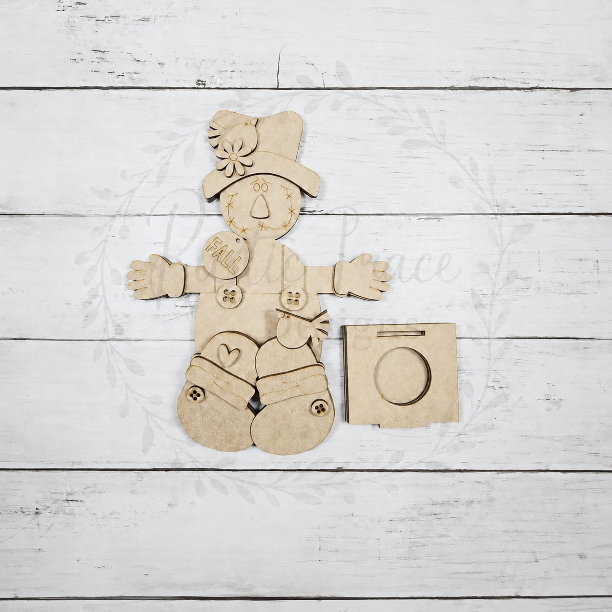 Scarecrow Votive Shelf Sitter
