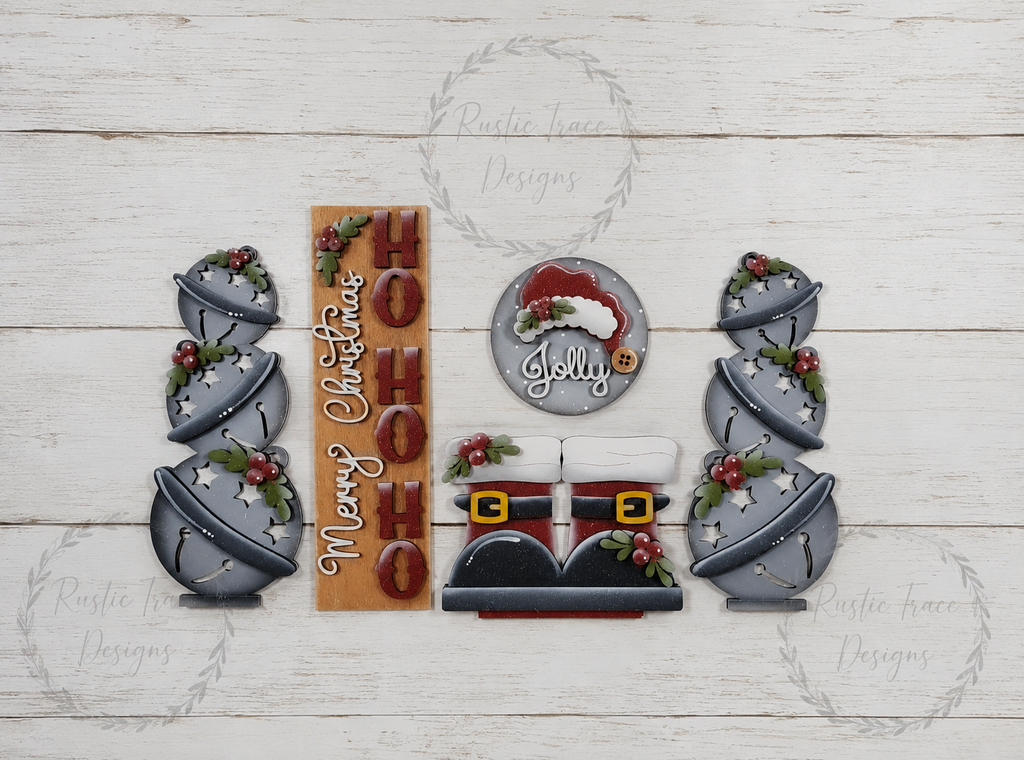 Jolly St. Nick Barn Door Insert