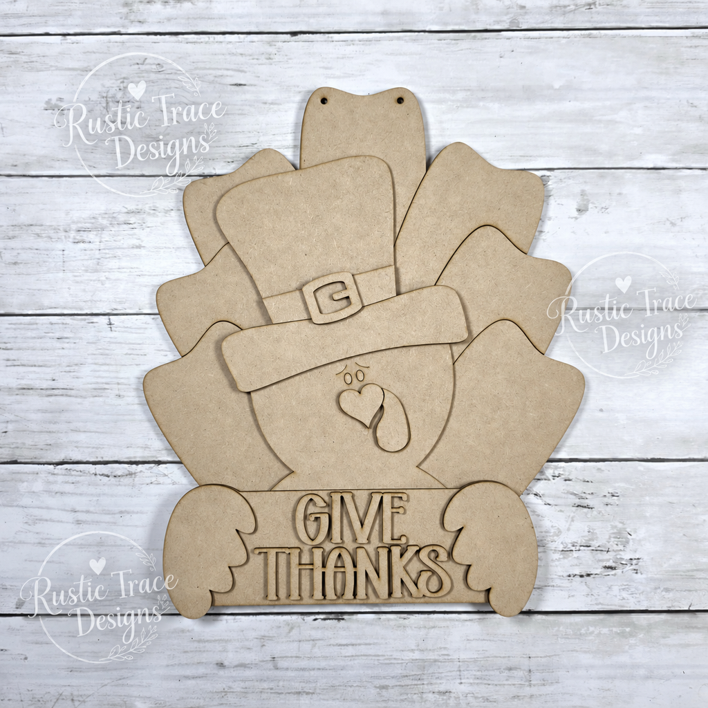 Give Thanks Door Hanger