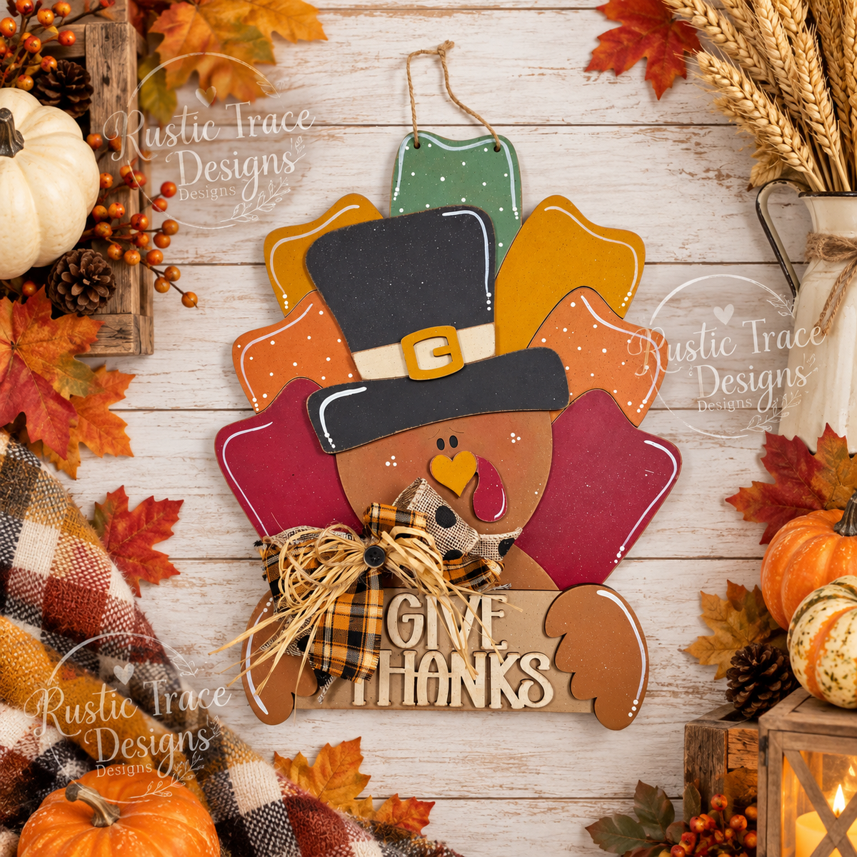 Give Thanks Door Hanger