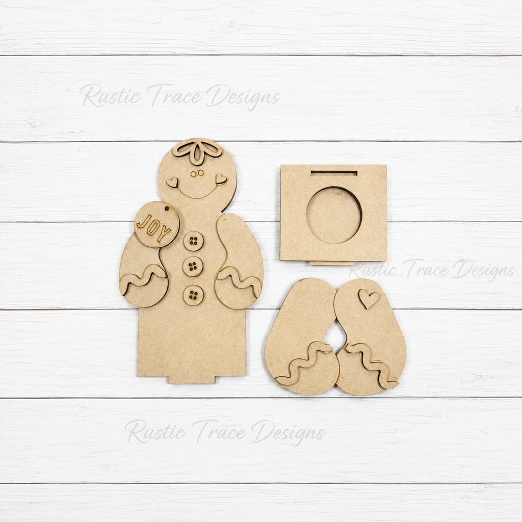 Snowman- Gingerbread Votive Sitter