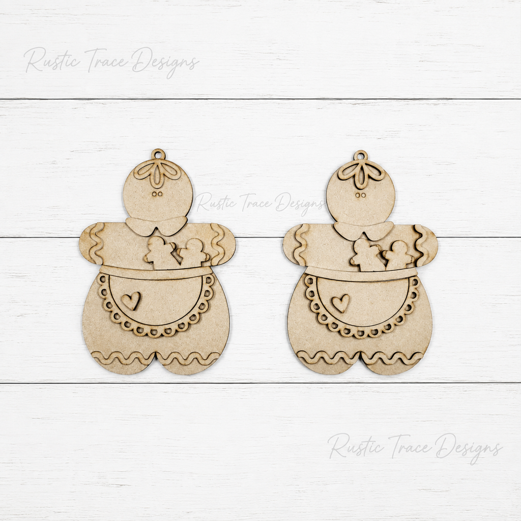 Gingerbread Baking Ornaments