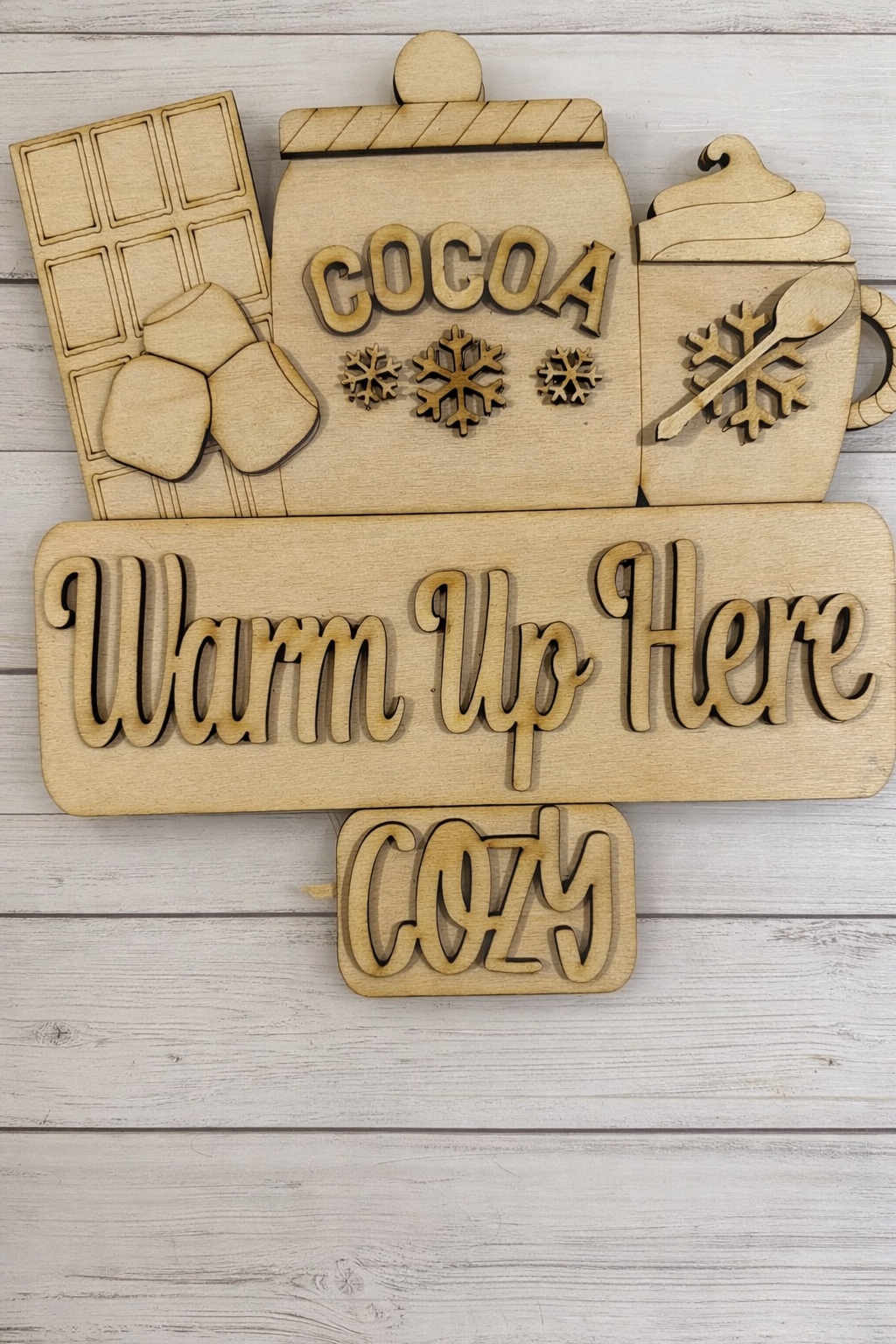 Add on- Cocoa and Cozy Farmhouse Truck 12"  Seasonal