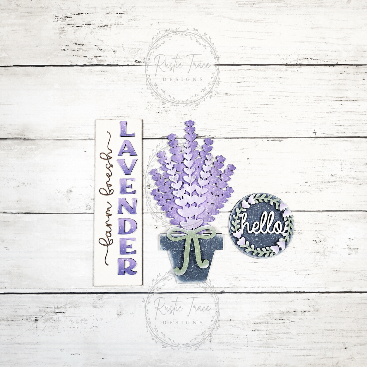 Add on- Lavender Barn Door Insert