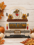 Add on-12" insert Autumn Sweater Weather Truck, Basket and more