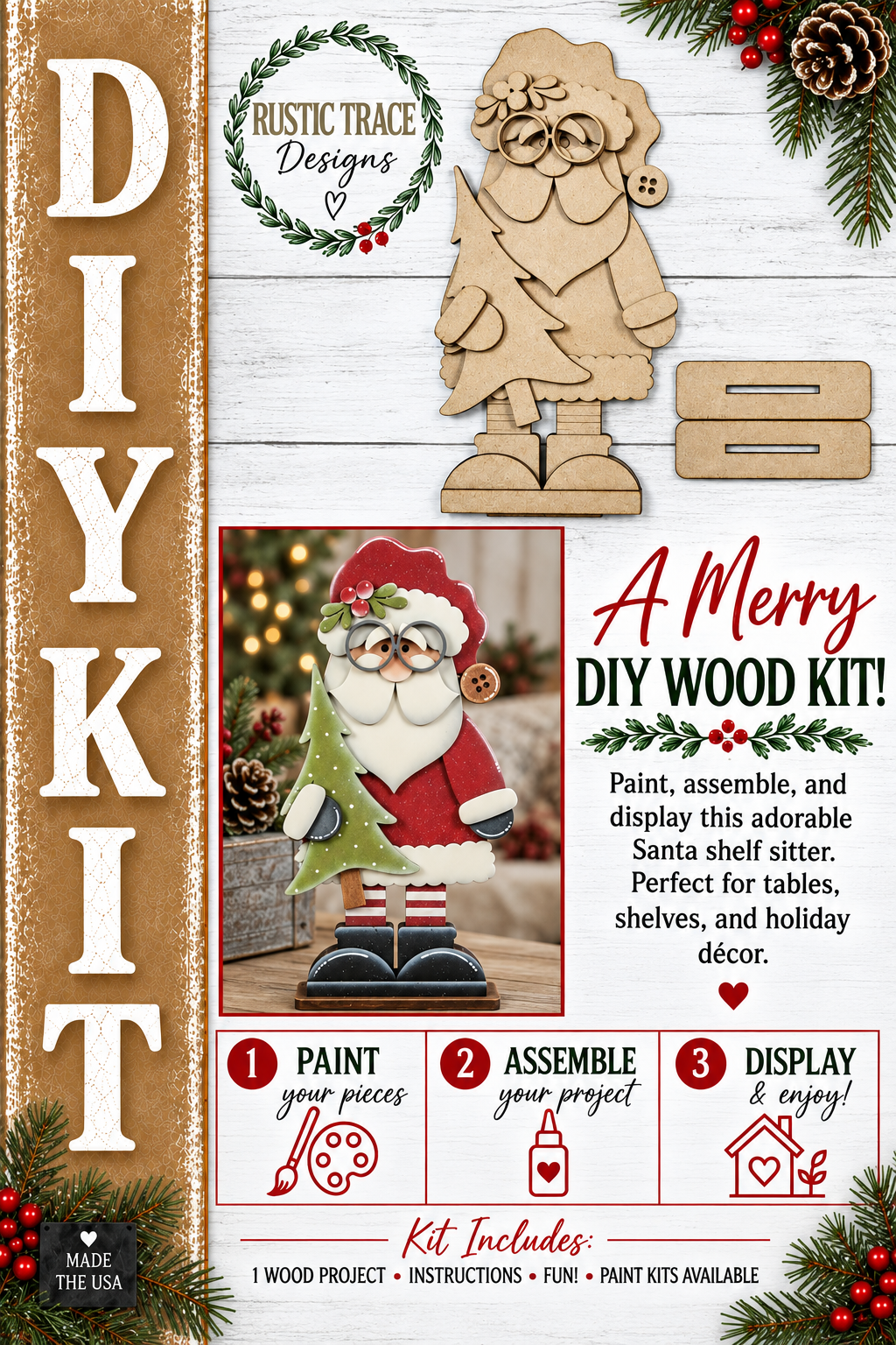 St. Nick Shelf Sitter