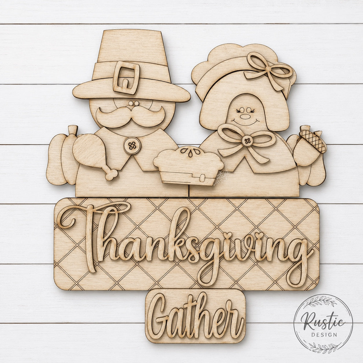 Add on 12" insert- "Thanksgiving Gather" Truck, Basket and more...