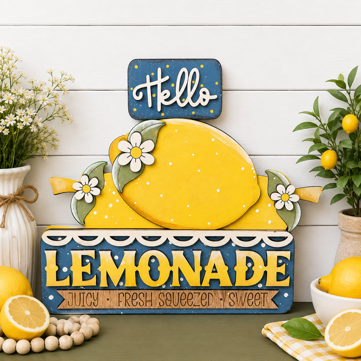 Add on- 12" insert "Lemonade" Truck, Basket and more...