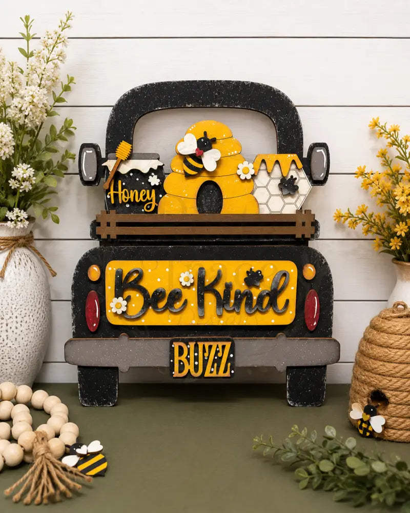 Add on- 12’’ insert ’Bee Kind’ Farmhouse truck basket and more....