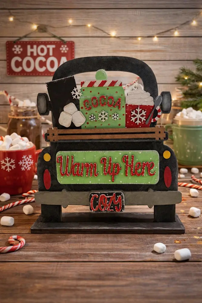 Add on- 12’’ insert ’Cocoa and Cozy’ Farmhouse Truck Basket and more...