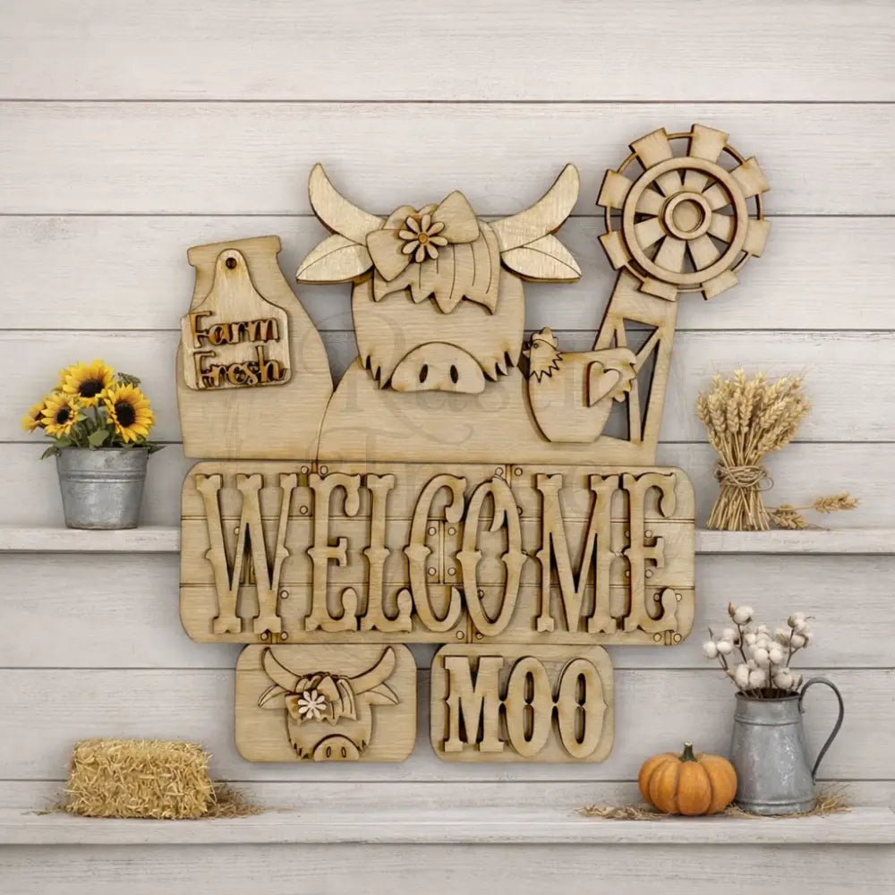 Add on- 12’’ insert ’Highland Cow’ Farmhouse Truck Basket and more...
