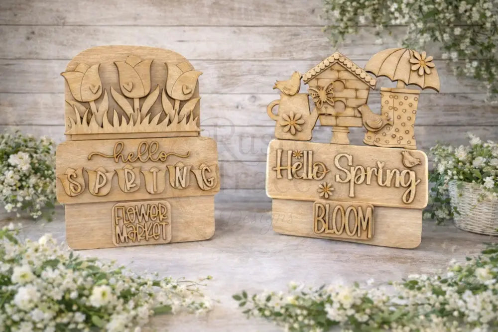 Add on- 12’’ insert ’Spring Flowers or Birdhouse/Boot Farmhouse’ Truck Basket and more...