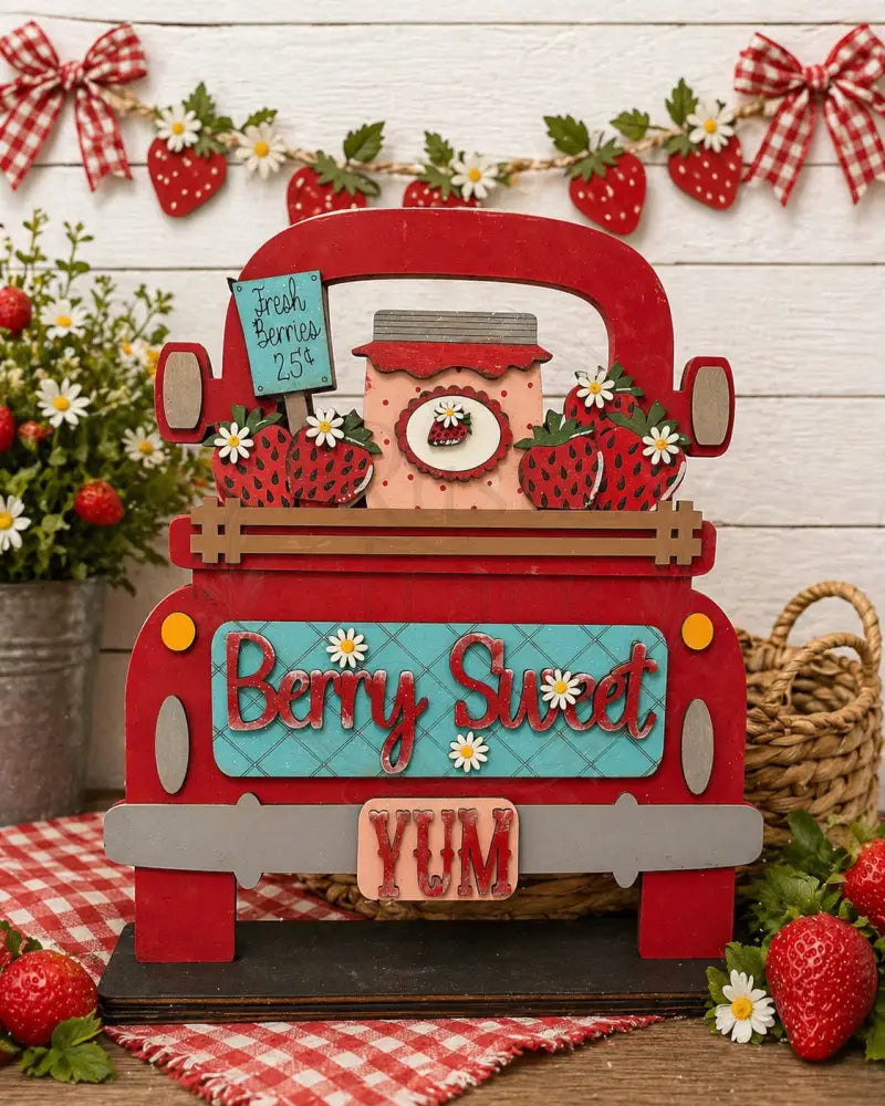 Add on- 12’’ insert ’Strawberry’ 12’’ Truck Basket and more...
