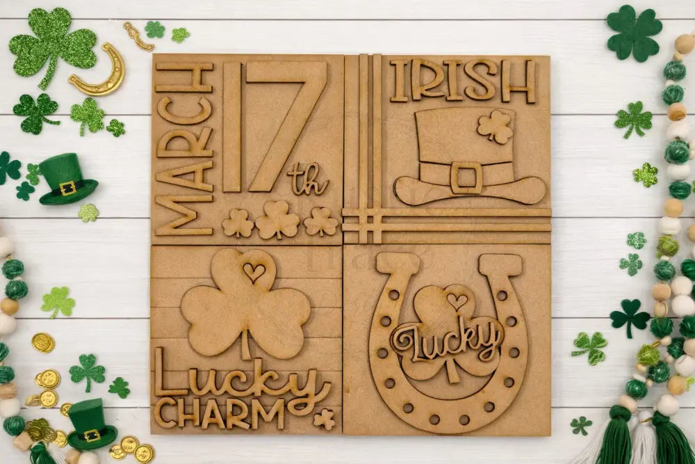 Add On- 4.25 St Patrick’s Day Wood Blanks