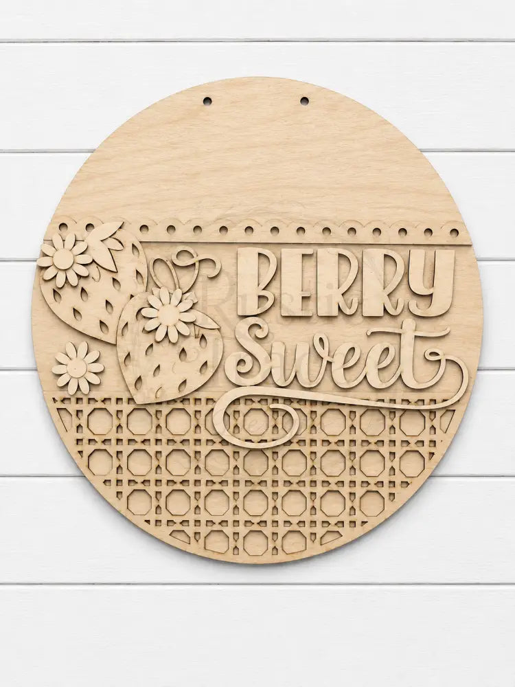 ’Berry Sweet’ Door Hanger- 12’’ 14’’ or 16’’