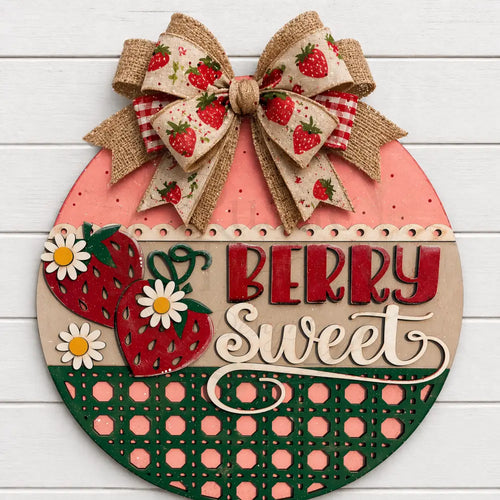 ’Berry Sweet’ Door Hanger- 12’’ 14’’ or 16’’