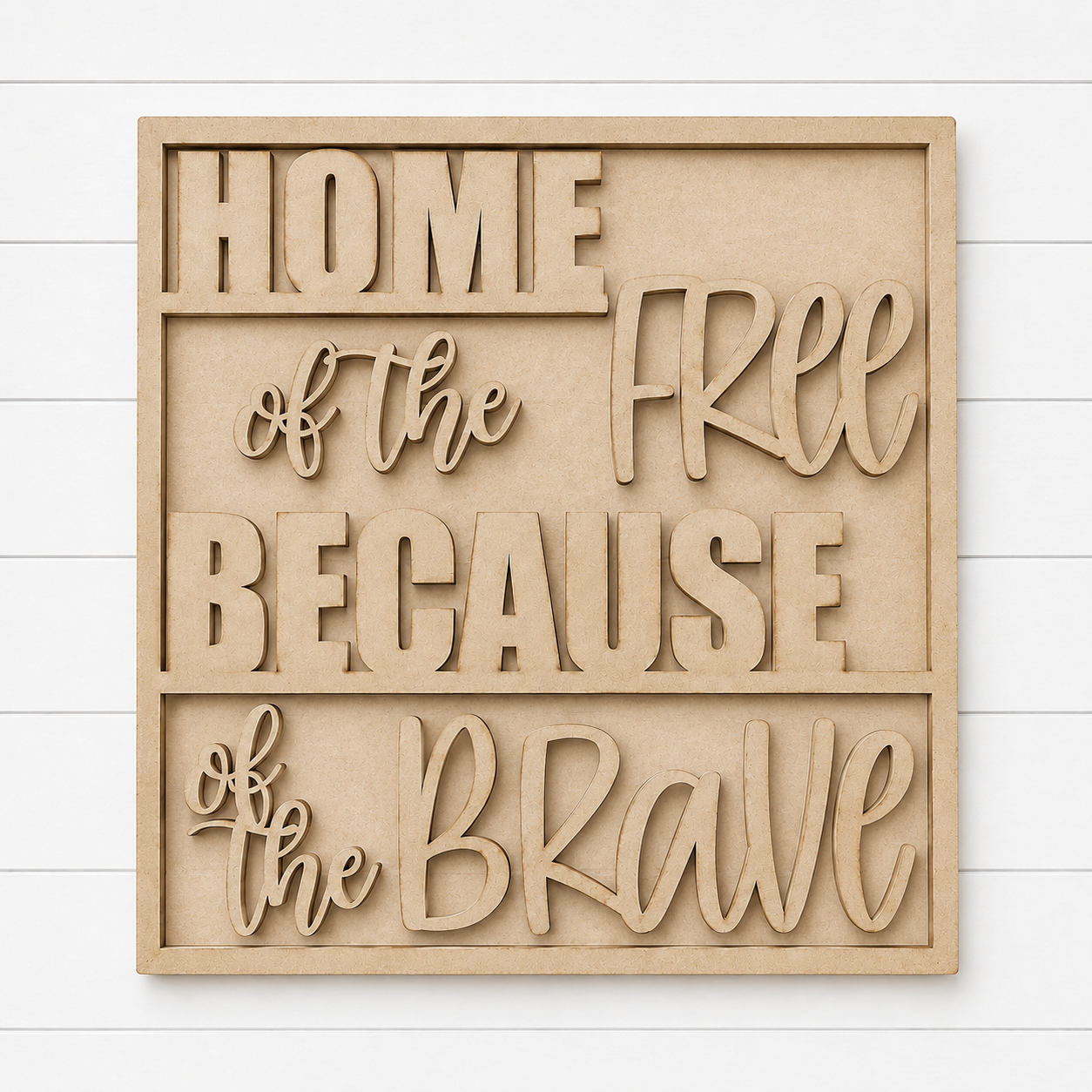 Military 4.25" wood blanks