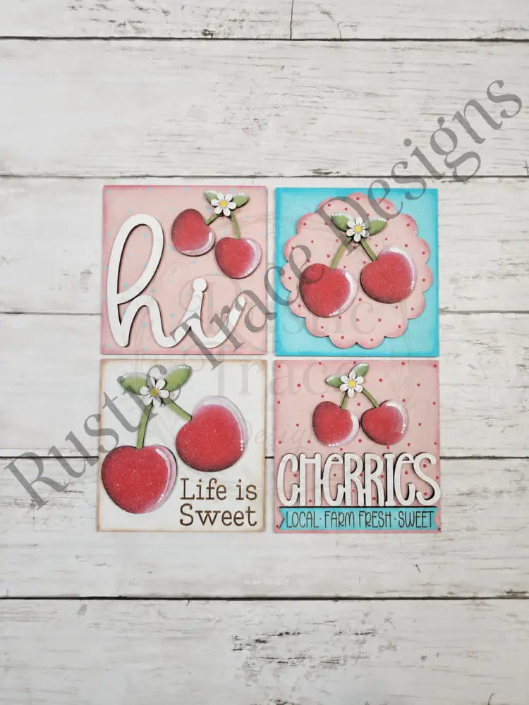 Cherries 4.25’’ wood blanks