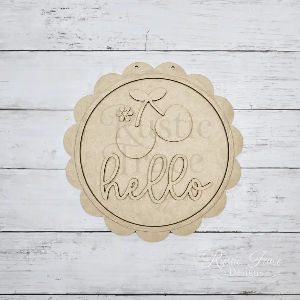 ’Cherries’ Door Hanger
