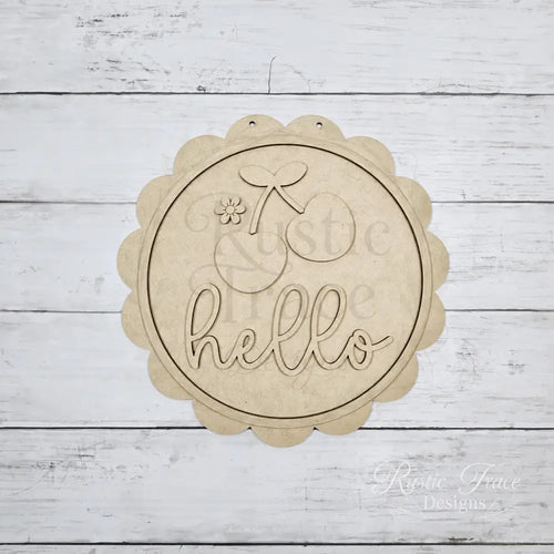 ’Cherries’ Door Hanger