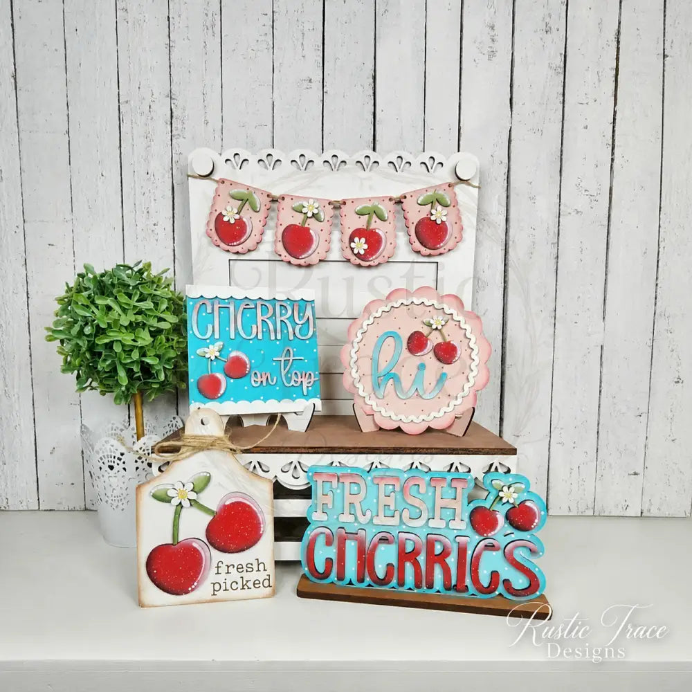 ’Cherries’ Tier Tray Wood blanks