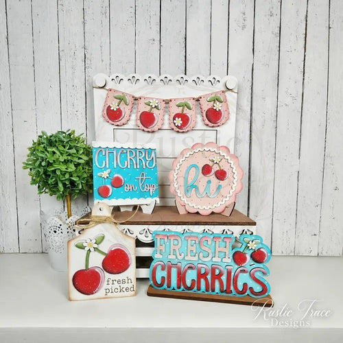 ’Cherries’ Tier Tray Wood blanks