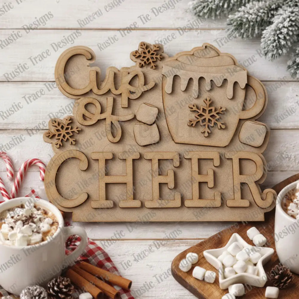 Cup of Cheer Shelf Sitter
