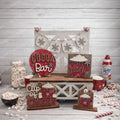 Cup of Cocoa Cheer Tiered Tray Wood Blank