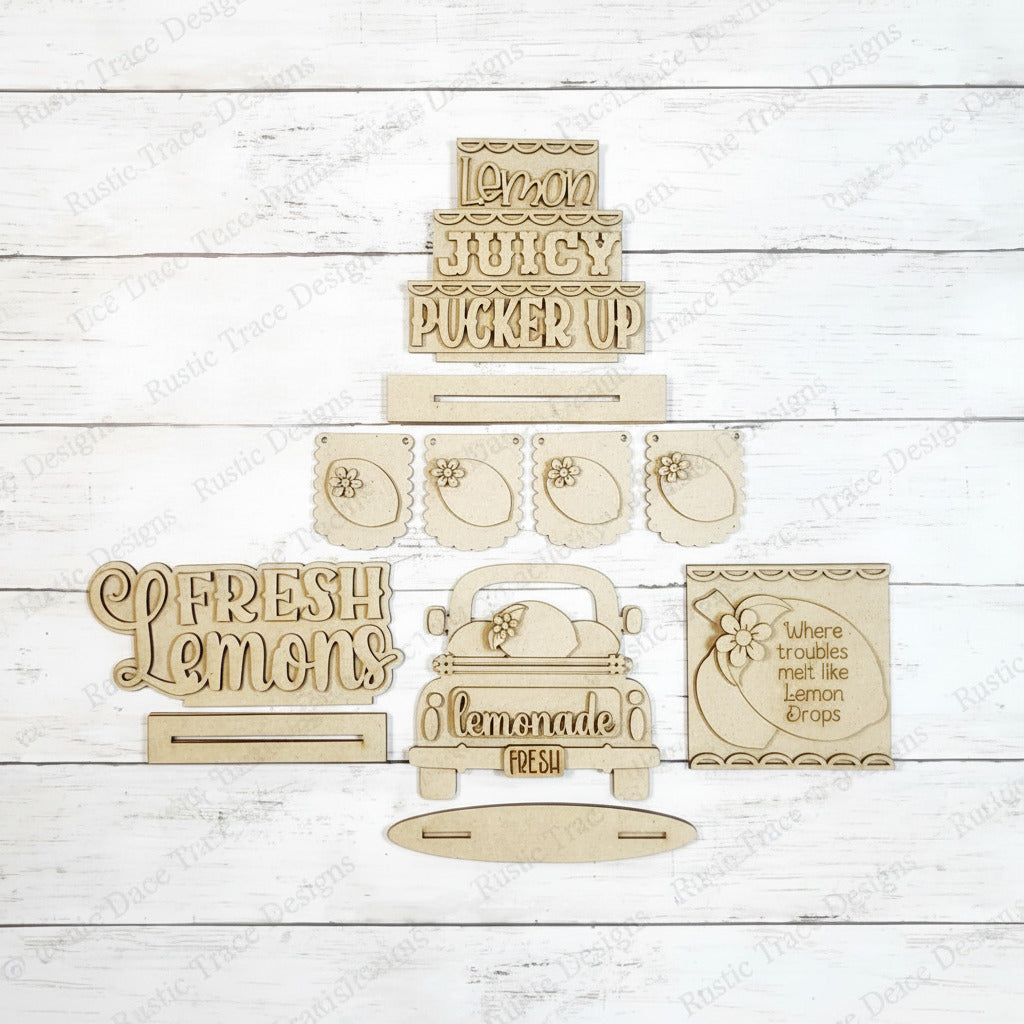 "Lemon" Tier Tray Wood Blanks