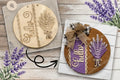 Lavender Door Hanger- Unfinished
