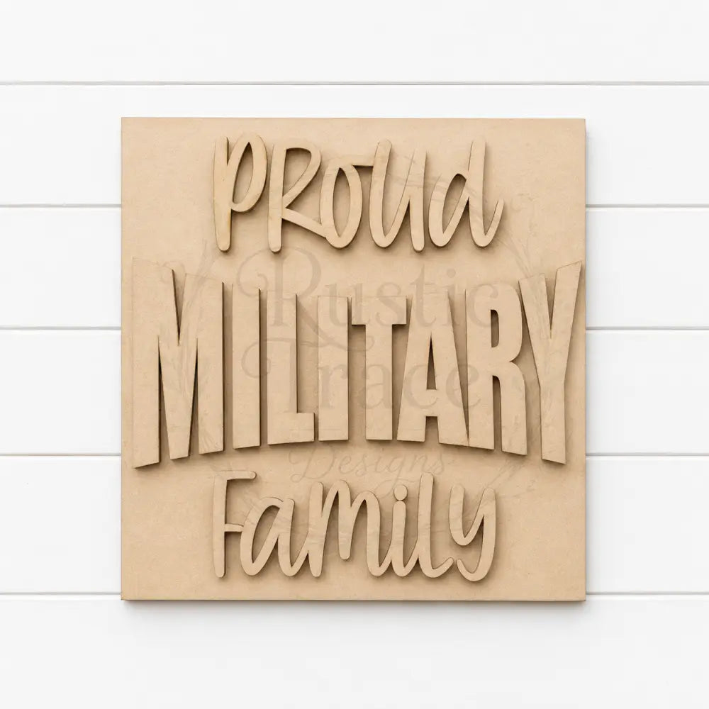 Military 4.25’’ wood blanks - Military