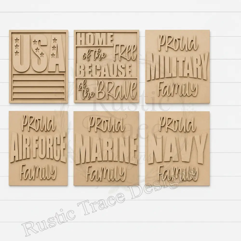 Military 4.25’’ wood blanks