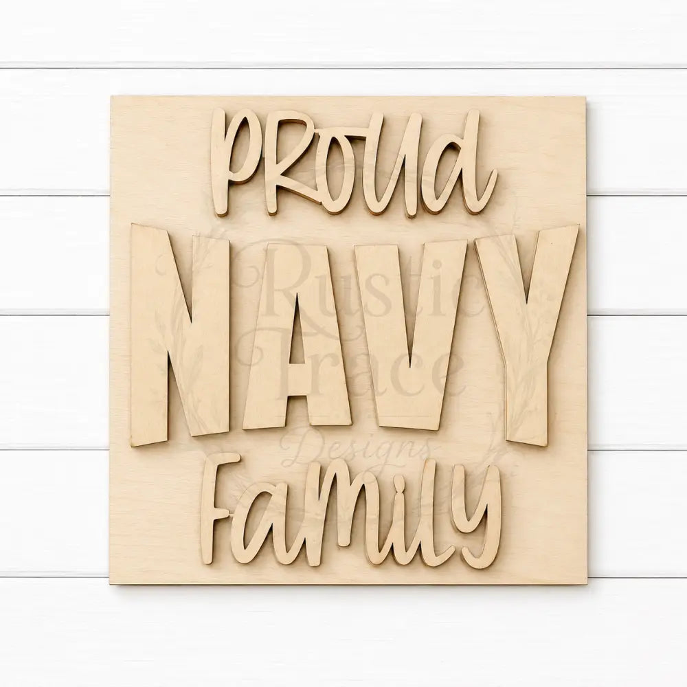 Military 4.25’’ wood blanks - Navy