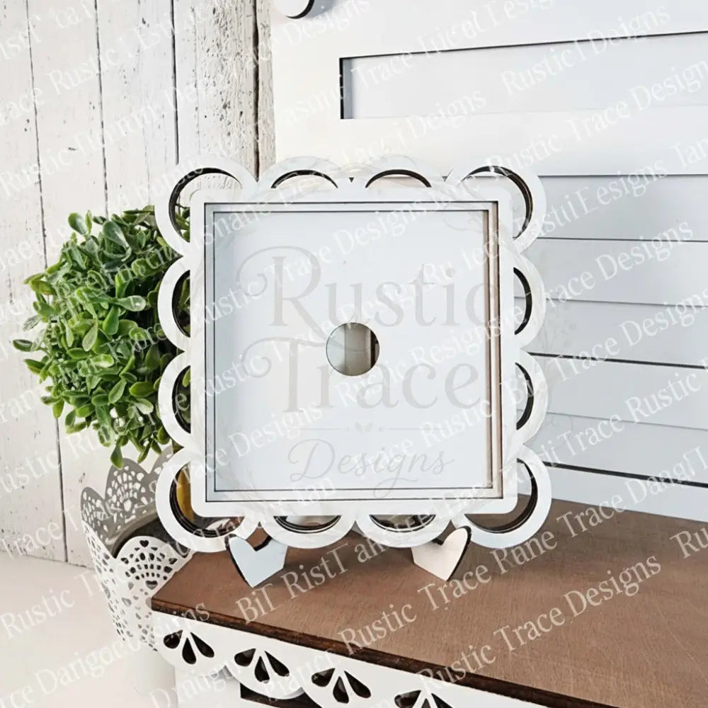 Scallop 4.5’’ interchangeable frame
