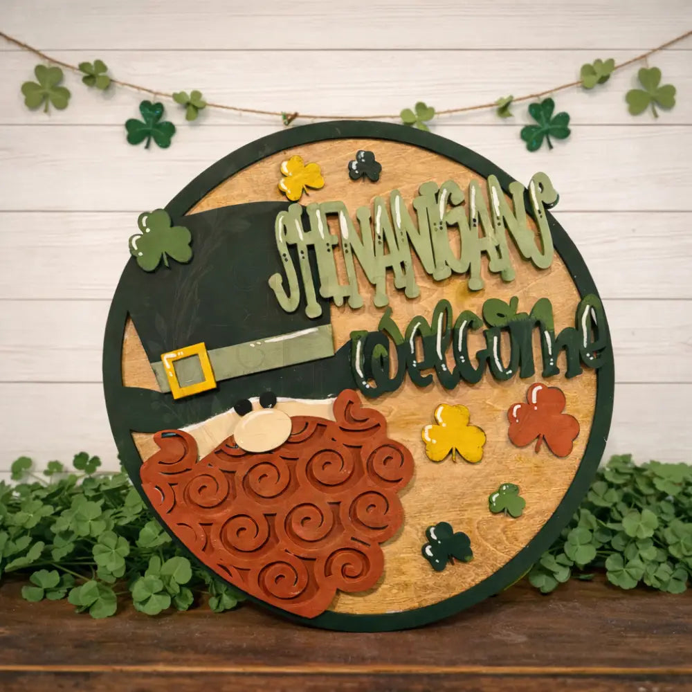 St Patrick’s Day Door Hanger