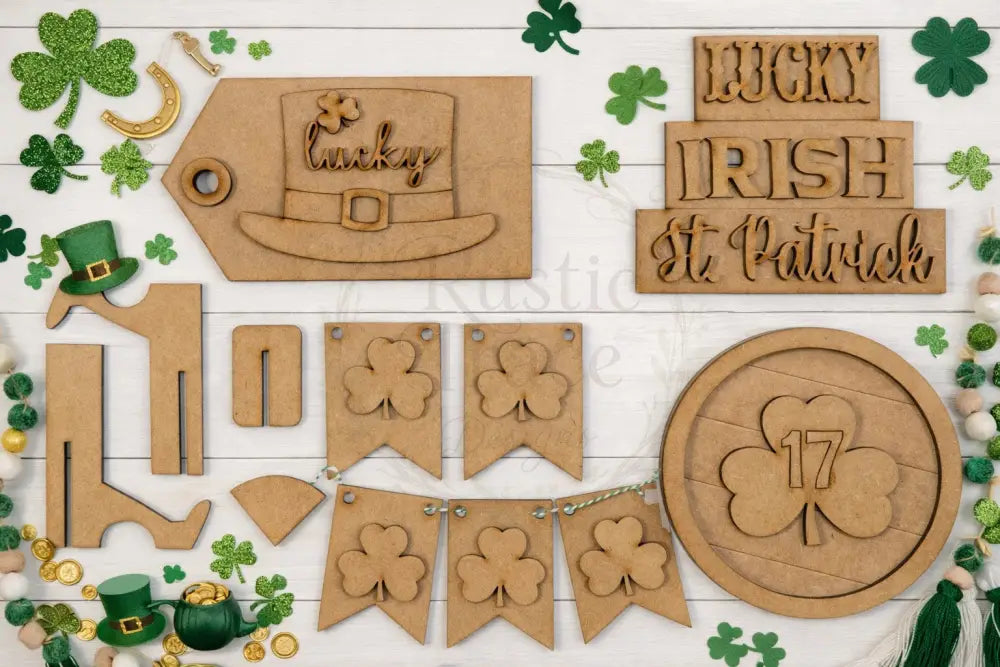 St Patrick’s Day Tiered Tray Wood Blank